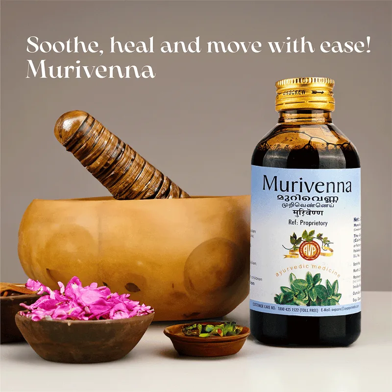 AVP Ayurveda Murivenna | Traditional Healing Oil | Joint & Muscle Care-5
