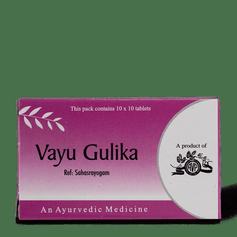 AVP Ayurveda Vayu Gulika | Traditional Vata Balancing Tablet | Digestive and Respiratory Support-3