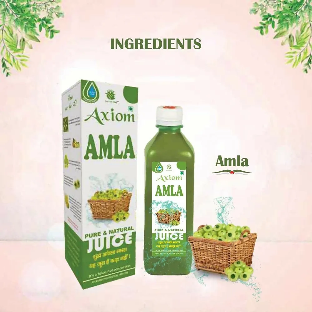 Axiom Amla Juice | Cold-Pressed Ayurvedic Wild Gooseberry Swaras | Natural Vitamin C & Immunity Support-1