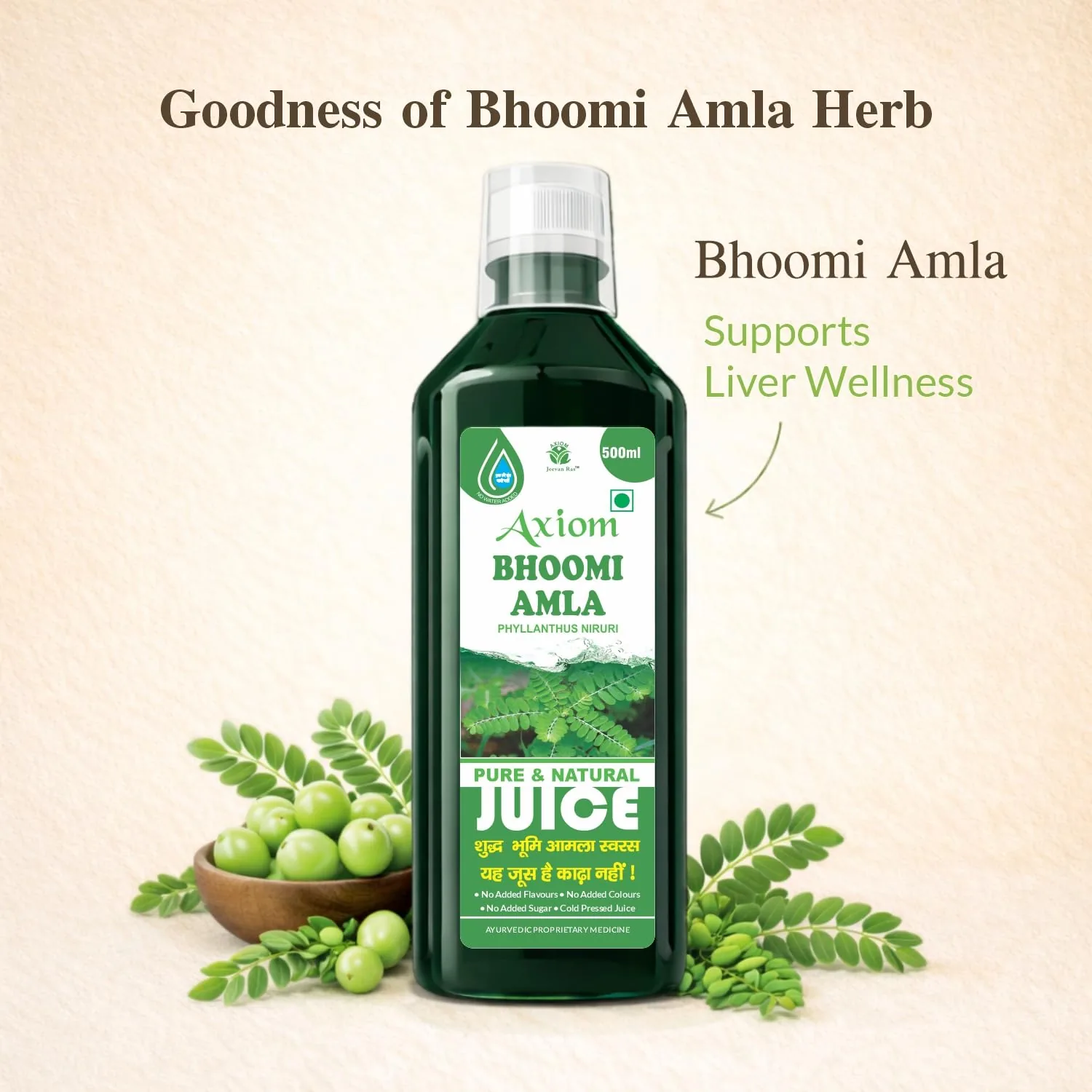 Axiom Bhoomi Amla Juice | Pure Ayurvedic Panchang Extract | Natural Liver and Digestive Support-2