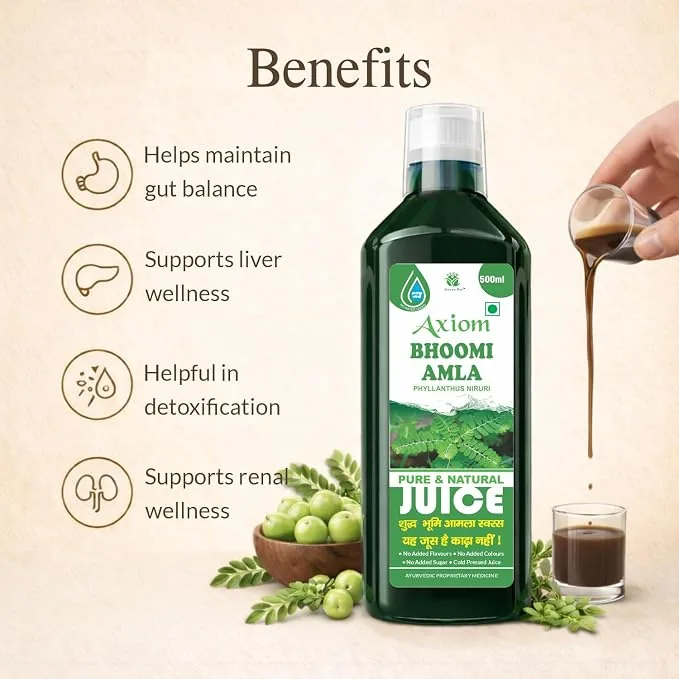Axiom Bhoomi Amla Juice | Pure Ayurvedic Panchang Extract | Natural Liver and Digestive Support-3