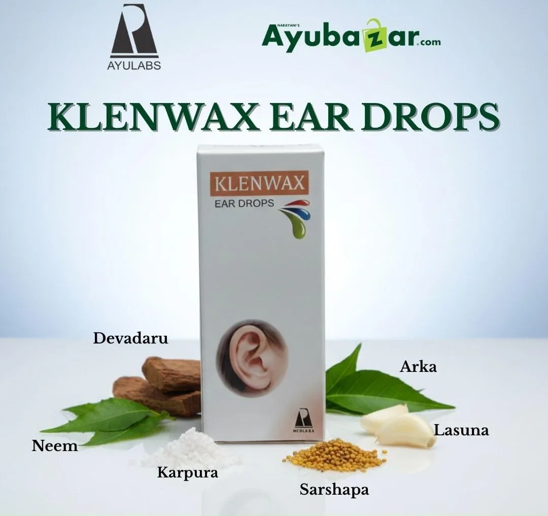 Ayulabs Ayurveda Klenwax Ear Drops | Natural Earwax Softener | Herbal Ear Care-1