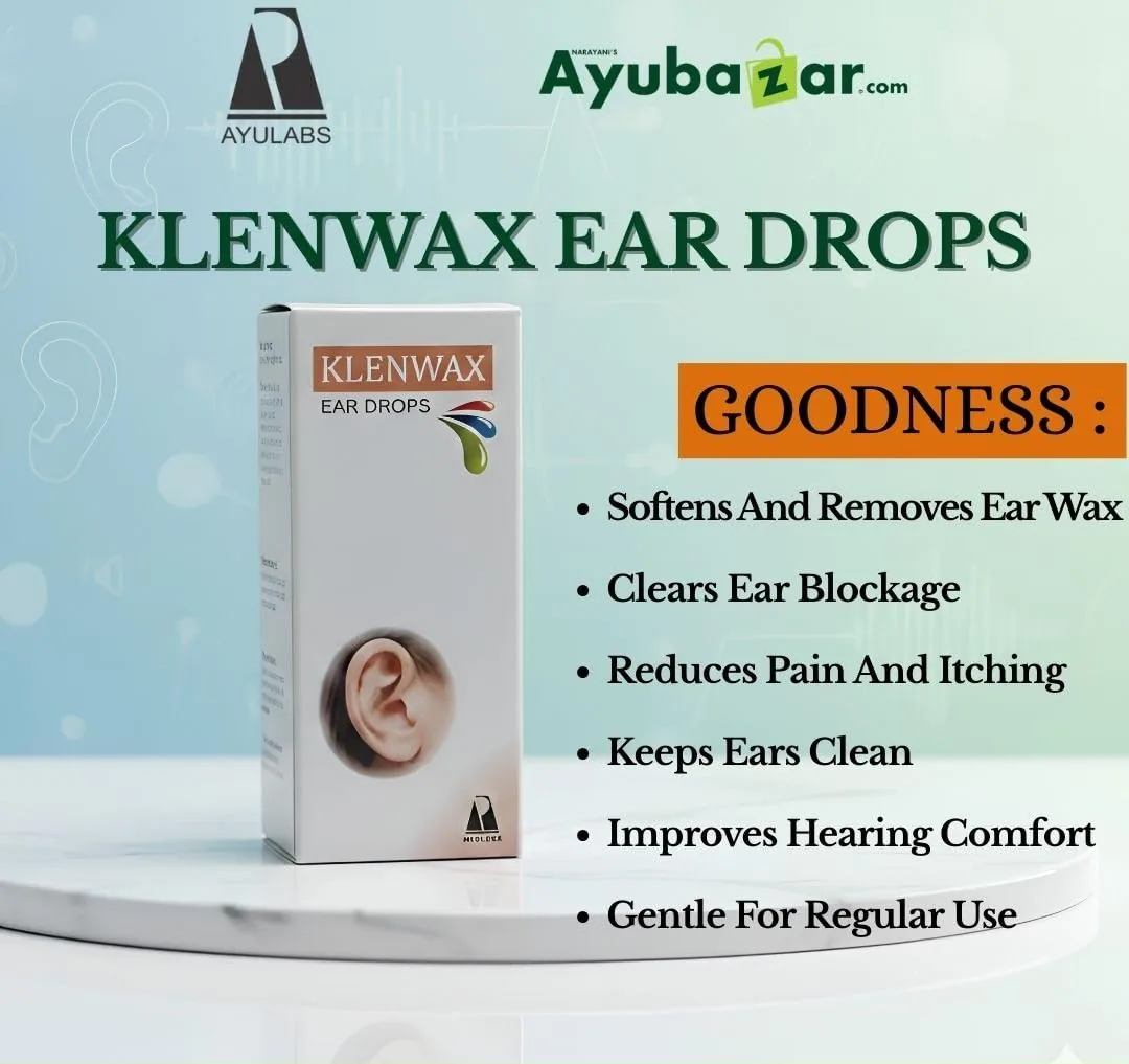 Ayulabs Ayurveda Klenwax Ear Drops | Natural Earwax Softener | Herbal Ear Care-2