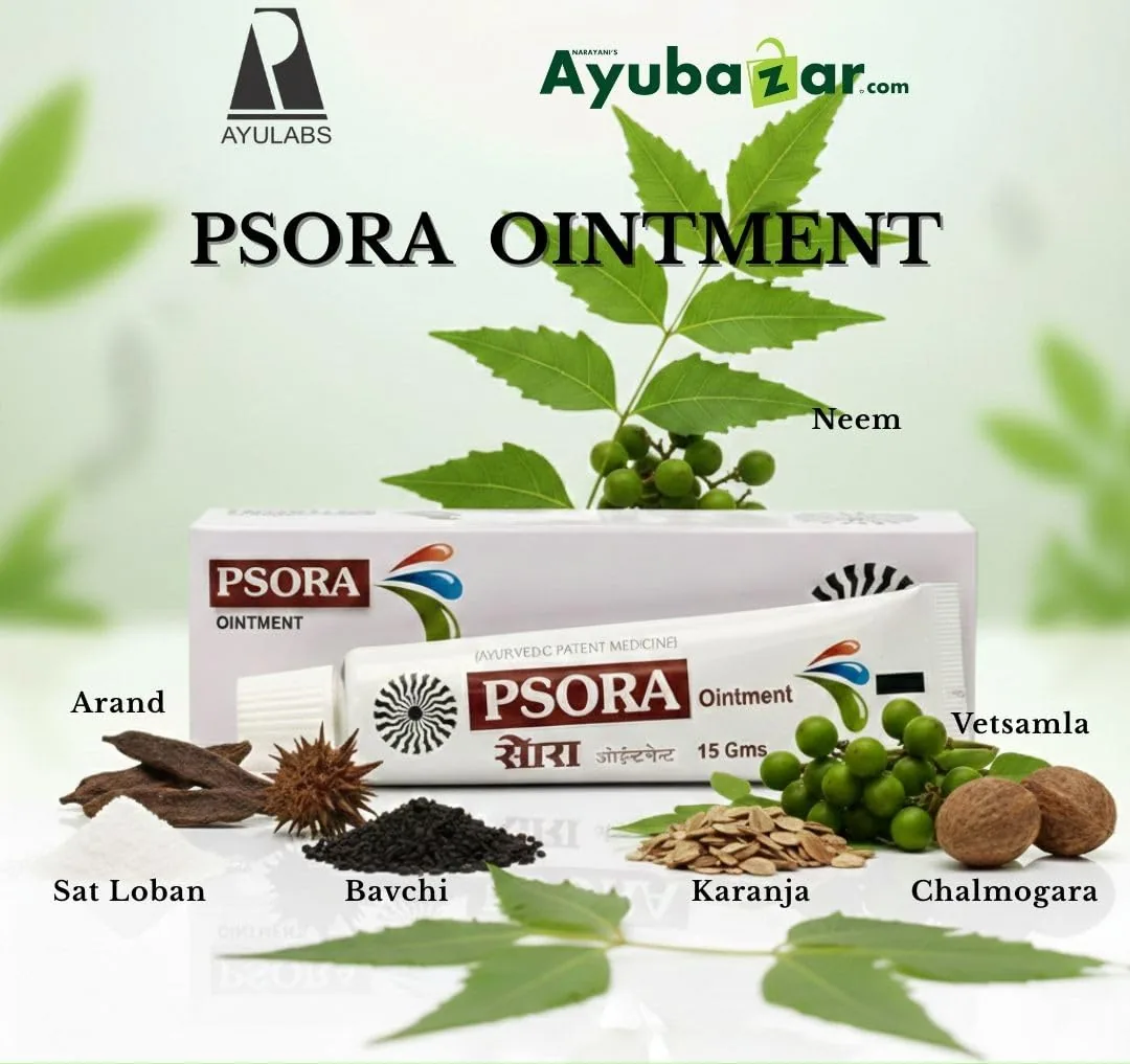 Ayulabs Ayurveda Psora Ointment | Non-Steroidal Herbal Skin Relief-4