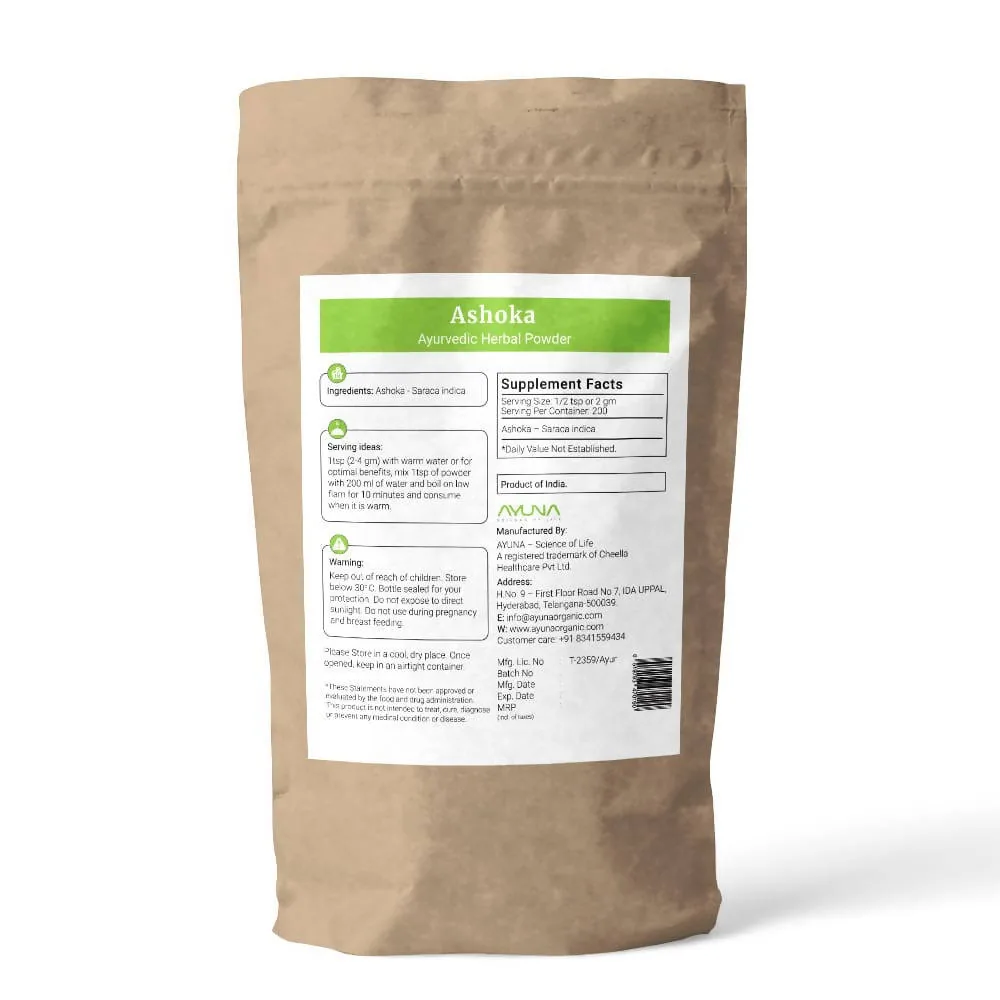 Ayuna Ashoka Powder | Pure Ayurvedic Herb | Traditional Women's Wellness Support-2