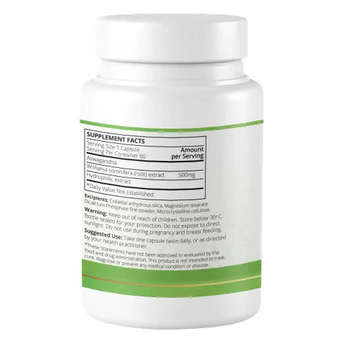 Ayuna Aswagandha Veg Capsules | Ayurvedic Adaptogen | Stress & Immunity Support-2