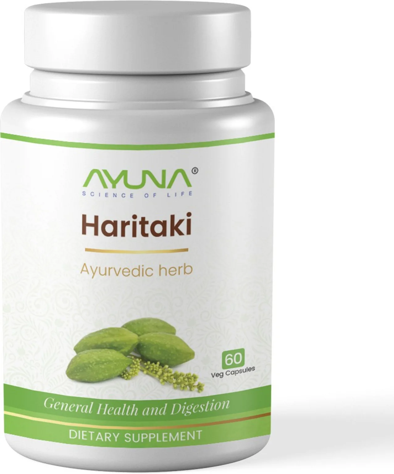 Ayuna Haritaki Veg Capsules