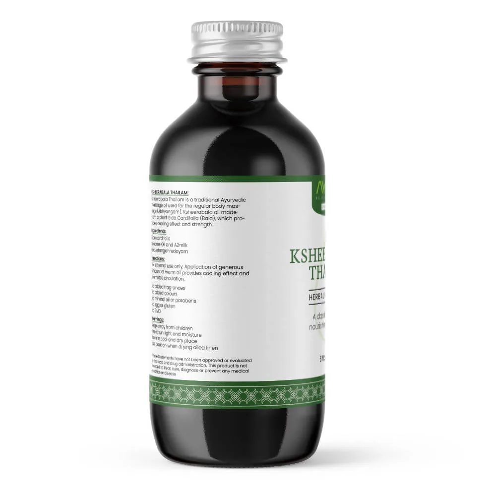 Ayuna Ksheerabala Thailam | Ayurvedic Massage Oil | Calming Vata Balance & Sleep Support-2