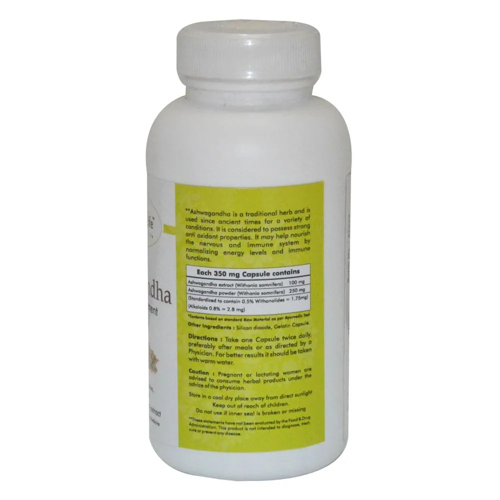 Ayurvedic Life Ashwagandha Capsules | Natural Adaptogen Supplement | Stress Relief & Vitality Support-4
