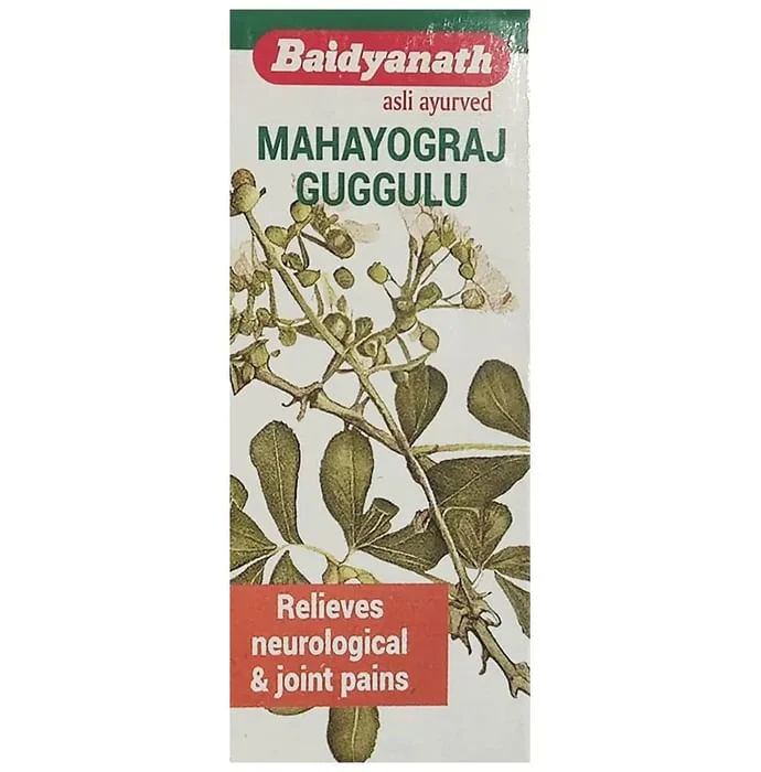 Baidyanath Mahayograj Guggulu | Ayurvedic Herbomineral Tablet | Joint & Vata Support