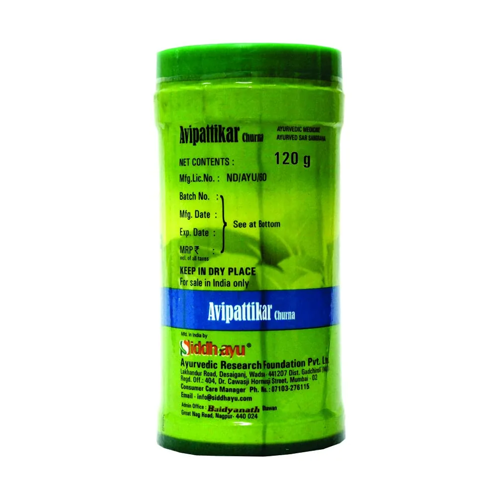 Baidyanath Nagpur Avipattikar Churna | Ayurvedic Antacid Powder | Pitta Balance & Digestion-3