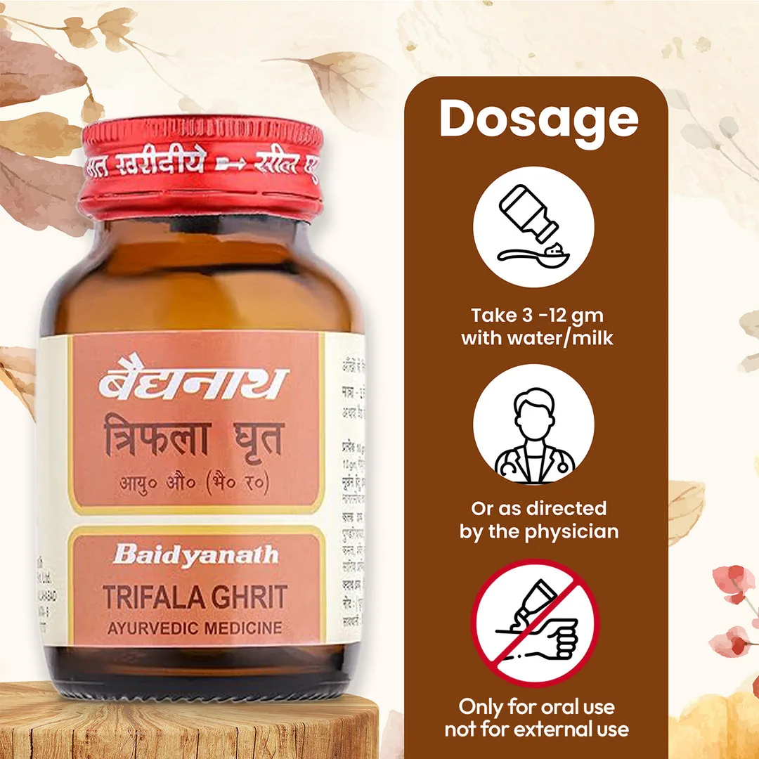 Baidyanath Triphala Ghrit | Ayurvedic Herbal Ghee for Eye Care and Digestion-8