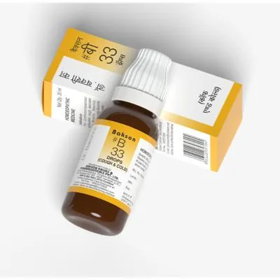 Bakson's Homeopathy B33 Drops | Natural Cough Relief | Bronchial & Throat Soother-3