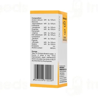 Bakson's Homeopathy B9 Hemorrhoidal Drops | Homeopathic Remedy | Relief from Piles and Anal Fissures-3