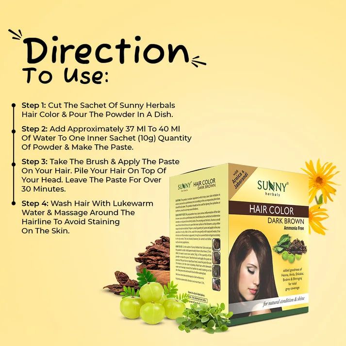 Bakson's Sunny Hair Color | Herbal Hair Dye | Ammonia-Free Grey Coverage-4