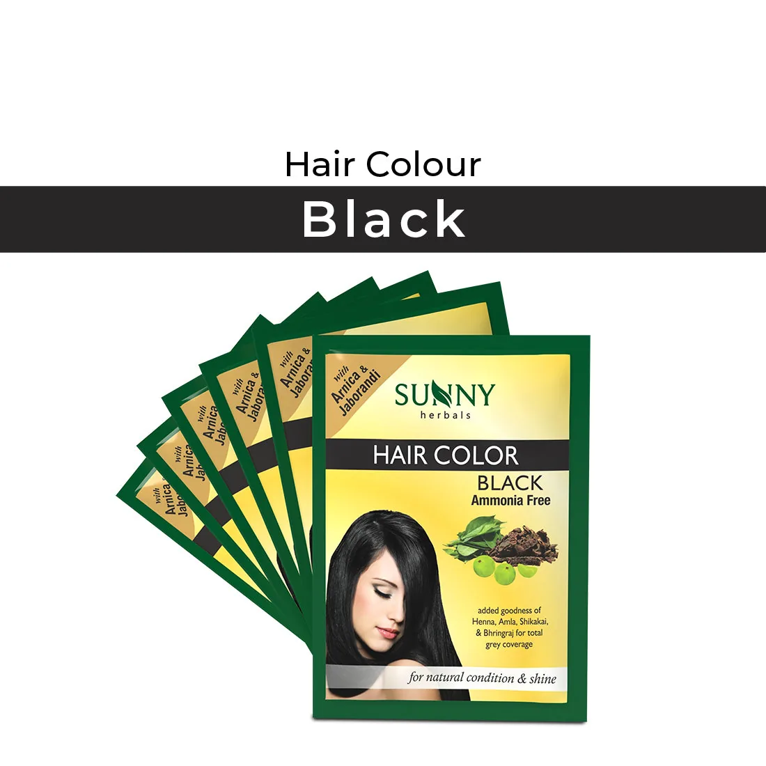 Bakson's Sunny Hair Color | Herbal Hair Dye | Ammonia-Free Grey Coverage