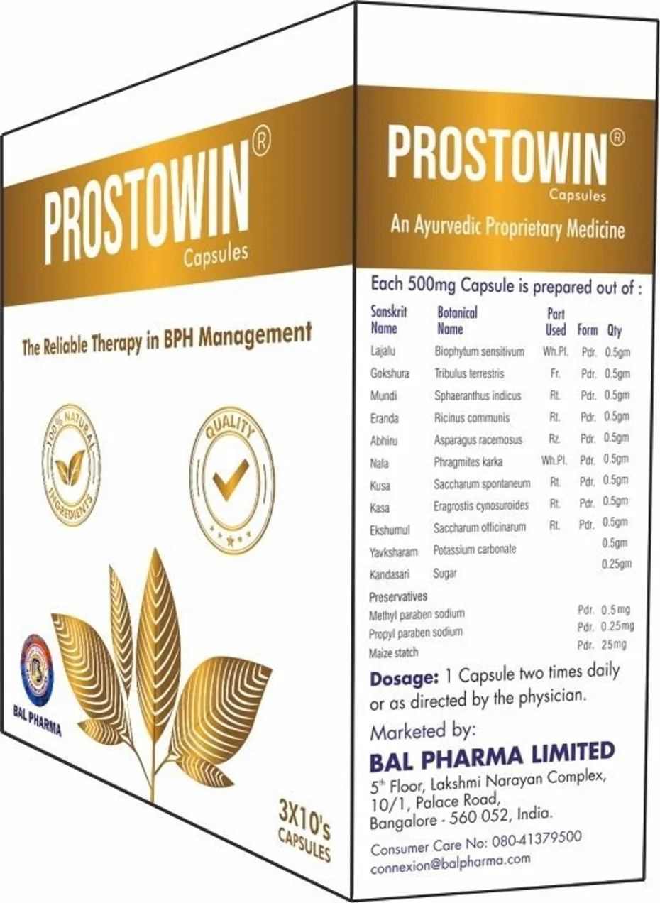 Bal Vedics Prostowin Capsules | Ayurvedic Prostate Care | Urinary Flow and Bladder Support-2