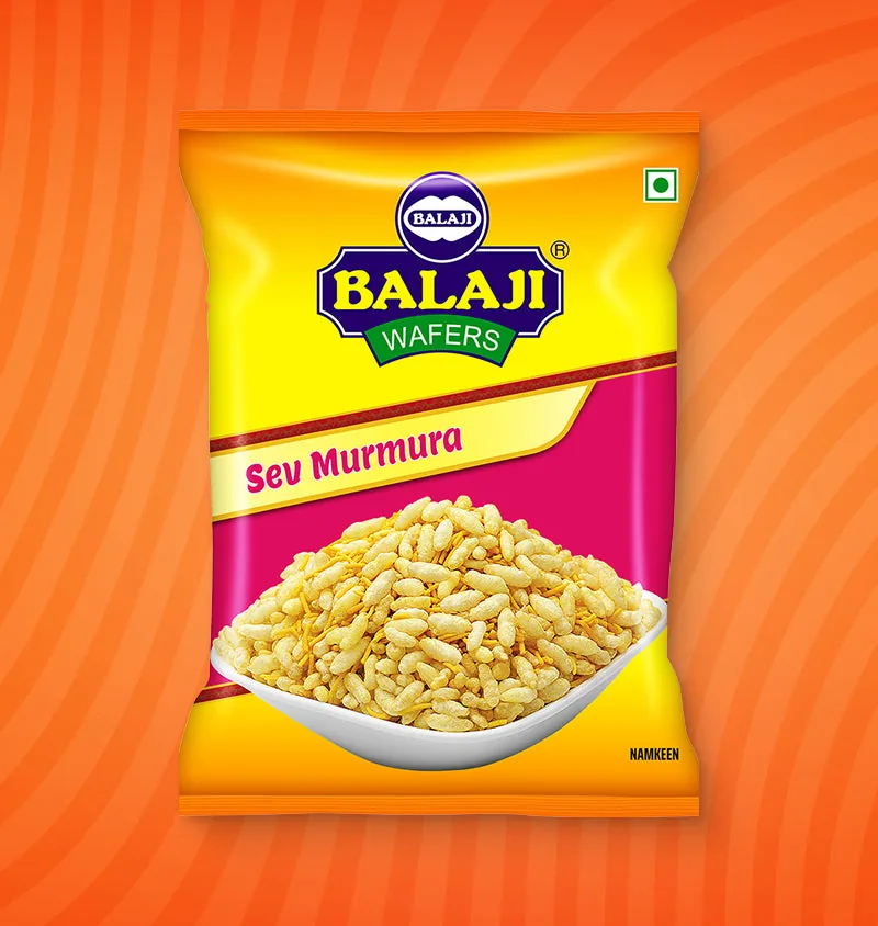 Balaji Wafers Masala Sev Murmura | Spicy Puffed Rice Snack | Authentic Indian Namkeen 240 gm