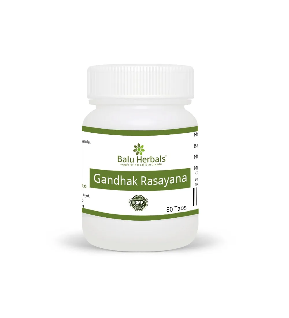 Balu Herbals Gandhak Rasayana Tablets