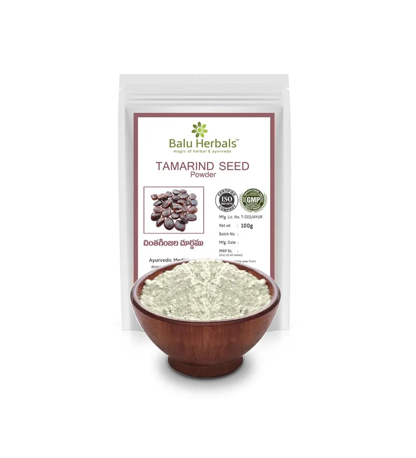 Balu Herbals Tamarind Seed Powder | Chintha Ginjala Churnam | Traditional Joint & Digestive Support-1