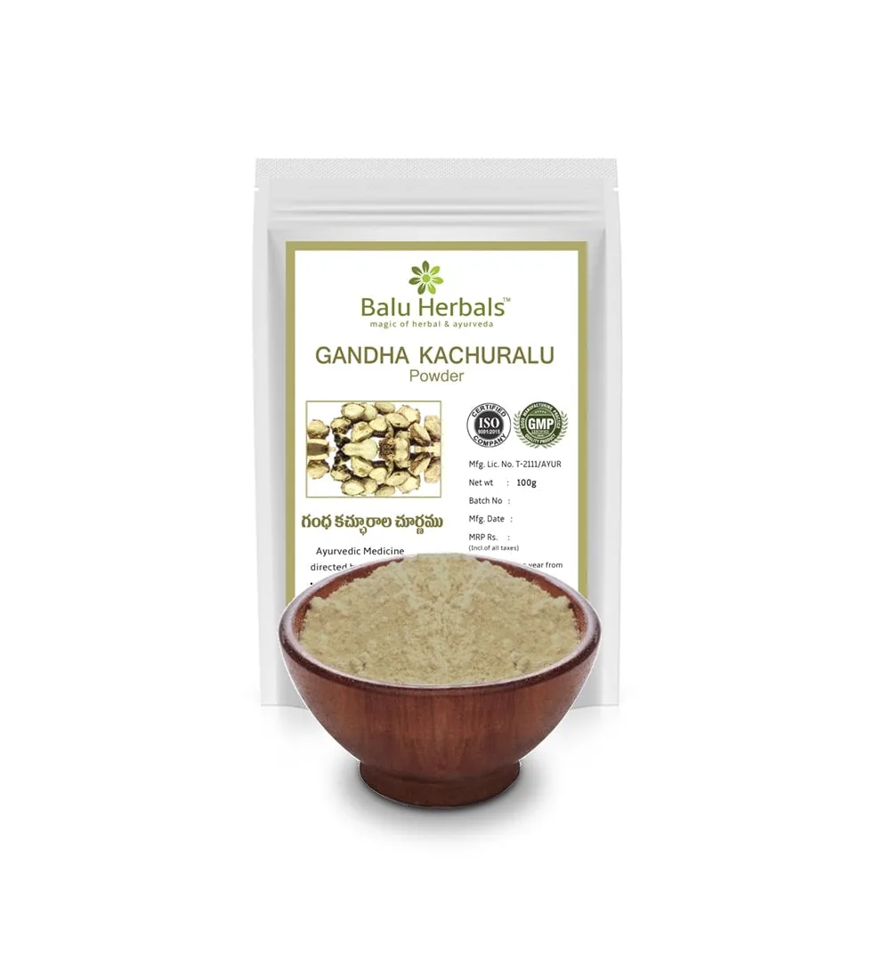 Balu Herbals White Turmeric Gandha Kachuralu Powder