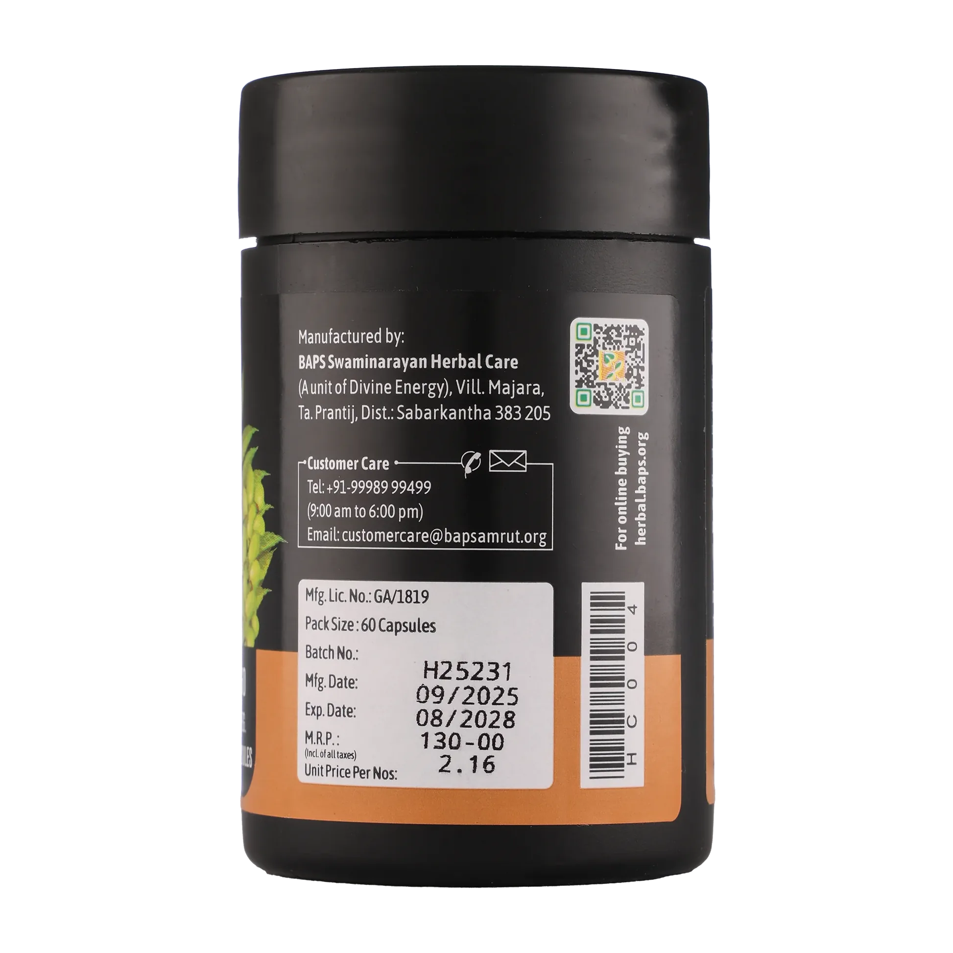 Baps Amrut Neem Ghan Capsules | Ayurvedic Blood Purifier | Natural Skin Health Support-3