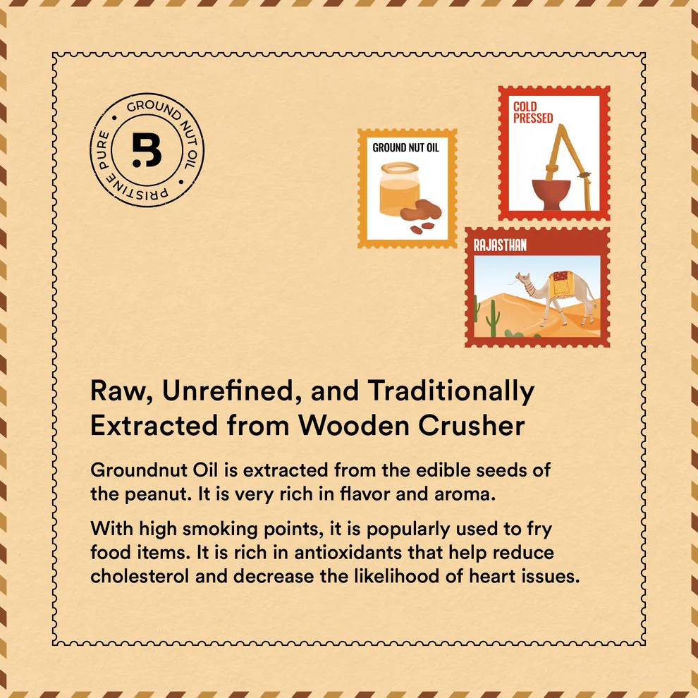 Cold Pressed Groundnut Oil - 3