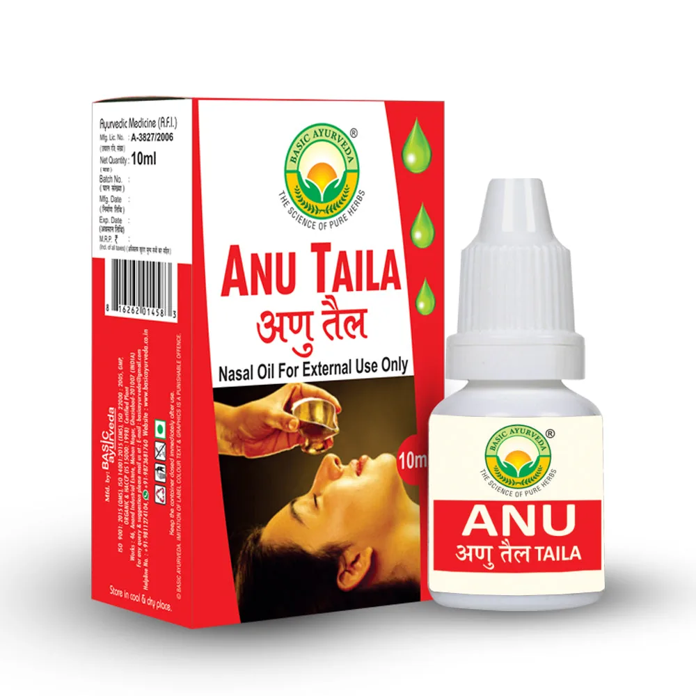 Basic Ayurveda Anu Taila | Herbal Nasya Oil | Nasal Passage Care & Respiratory Support-1