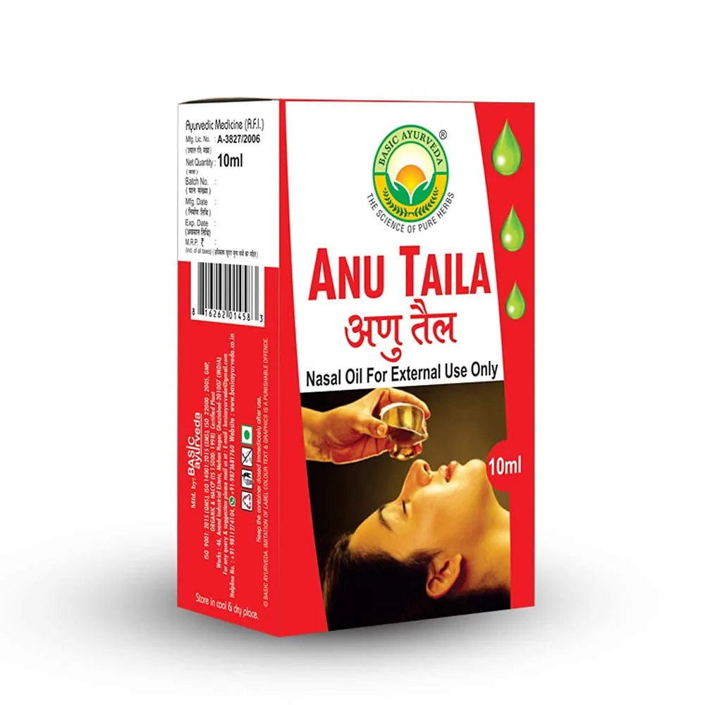 Basic Ayurveda Anu Taila | Herbal Nasya Oil | Nasal Passage Care & Respiratory Support-3