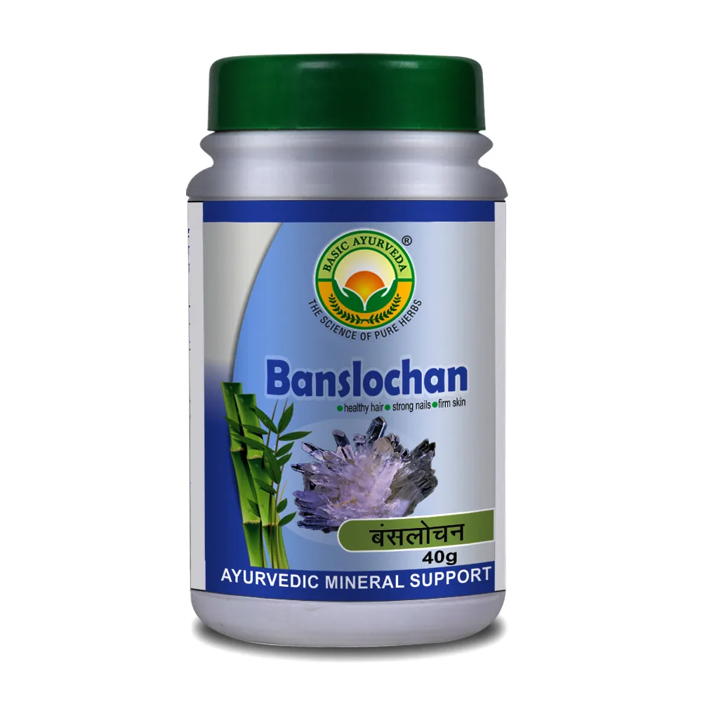 Basic Ayurveda Banshlochan | Natural Bamboo Silica | Pure Ayurvedic Resin for Joint, Hair & Nail Health-2