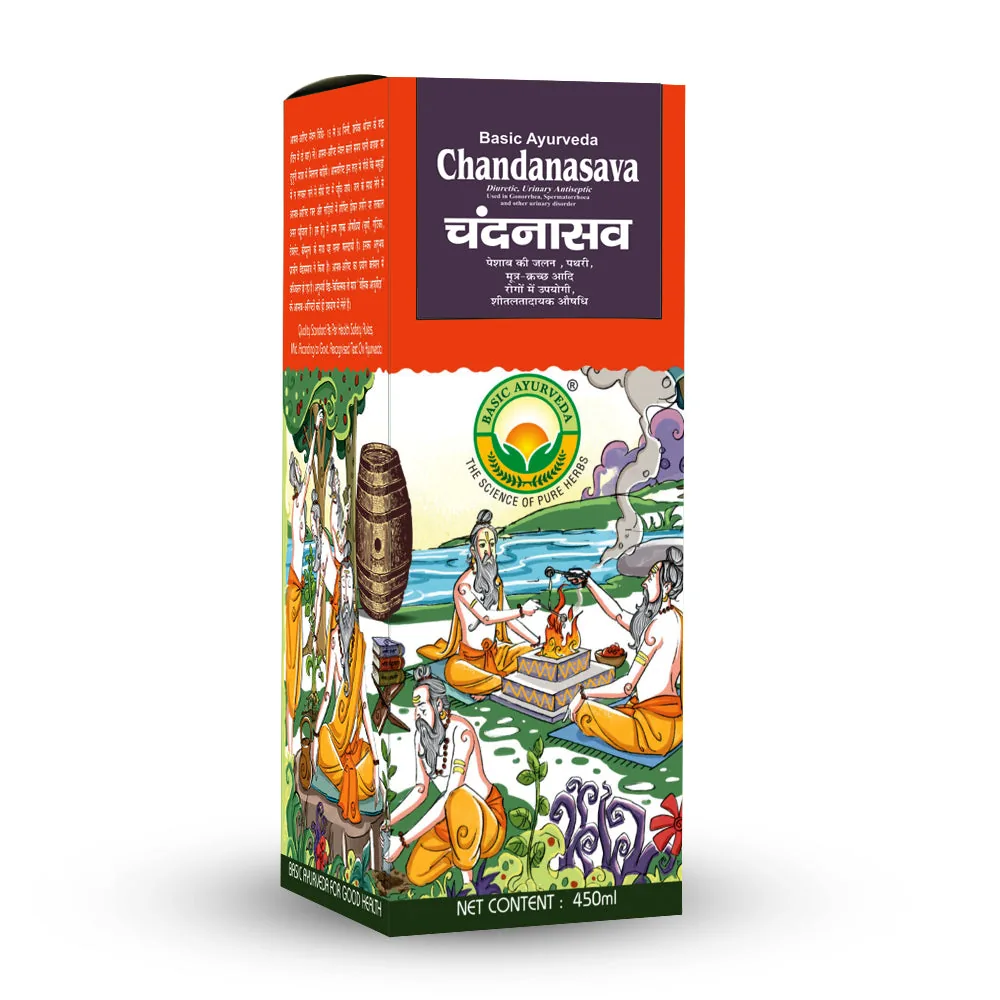 Basic Ayurveda Chandanasava | Herbal Cooling Tonic | Urinary and Kidney Support-3