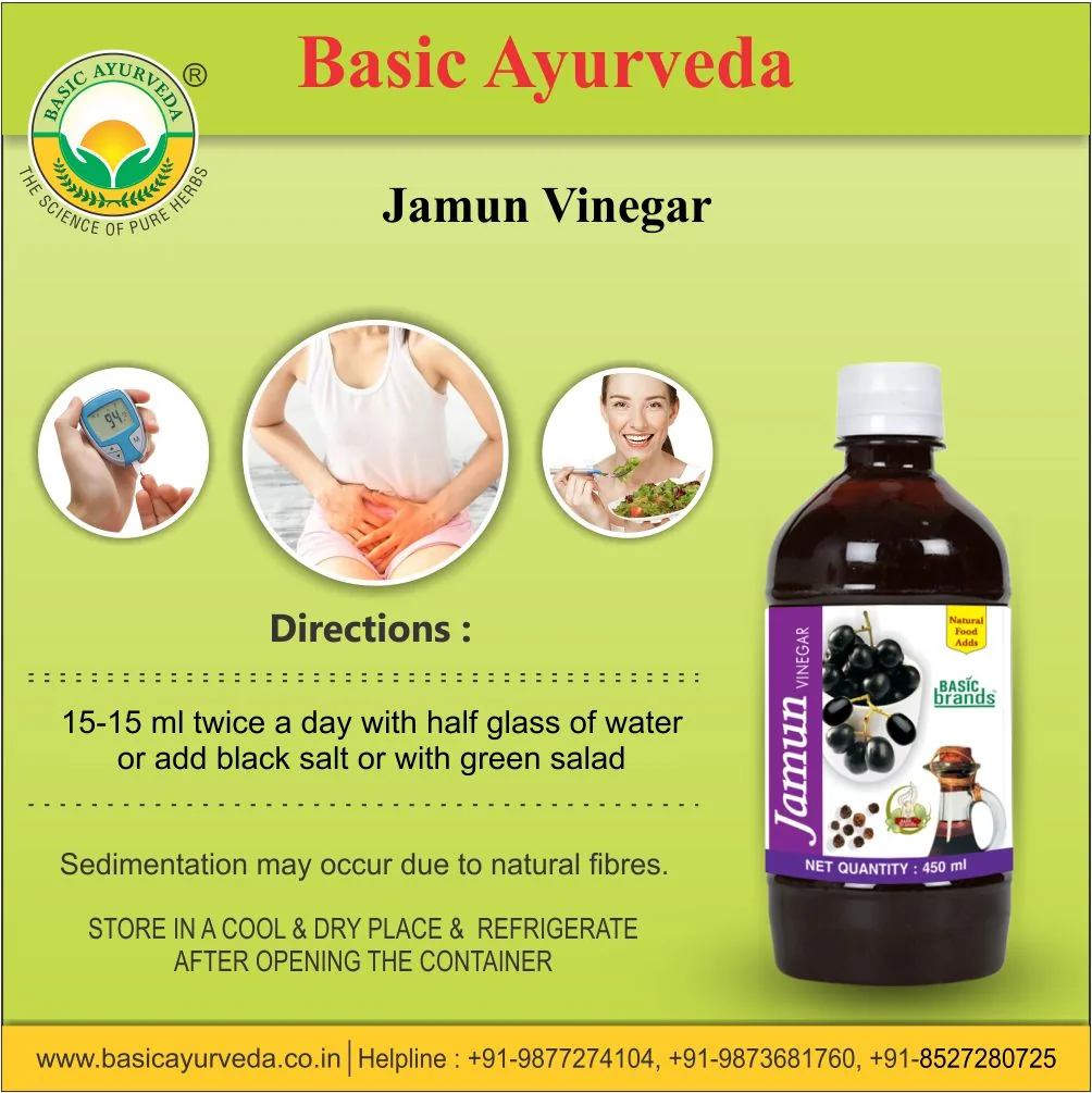 Basic Ayurveda Jamun Vinegar | Natural Fermented Sirka | Digestive & Blood Sugar Support-6
