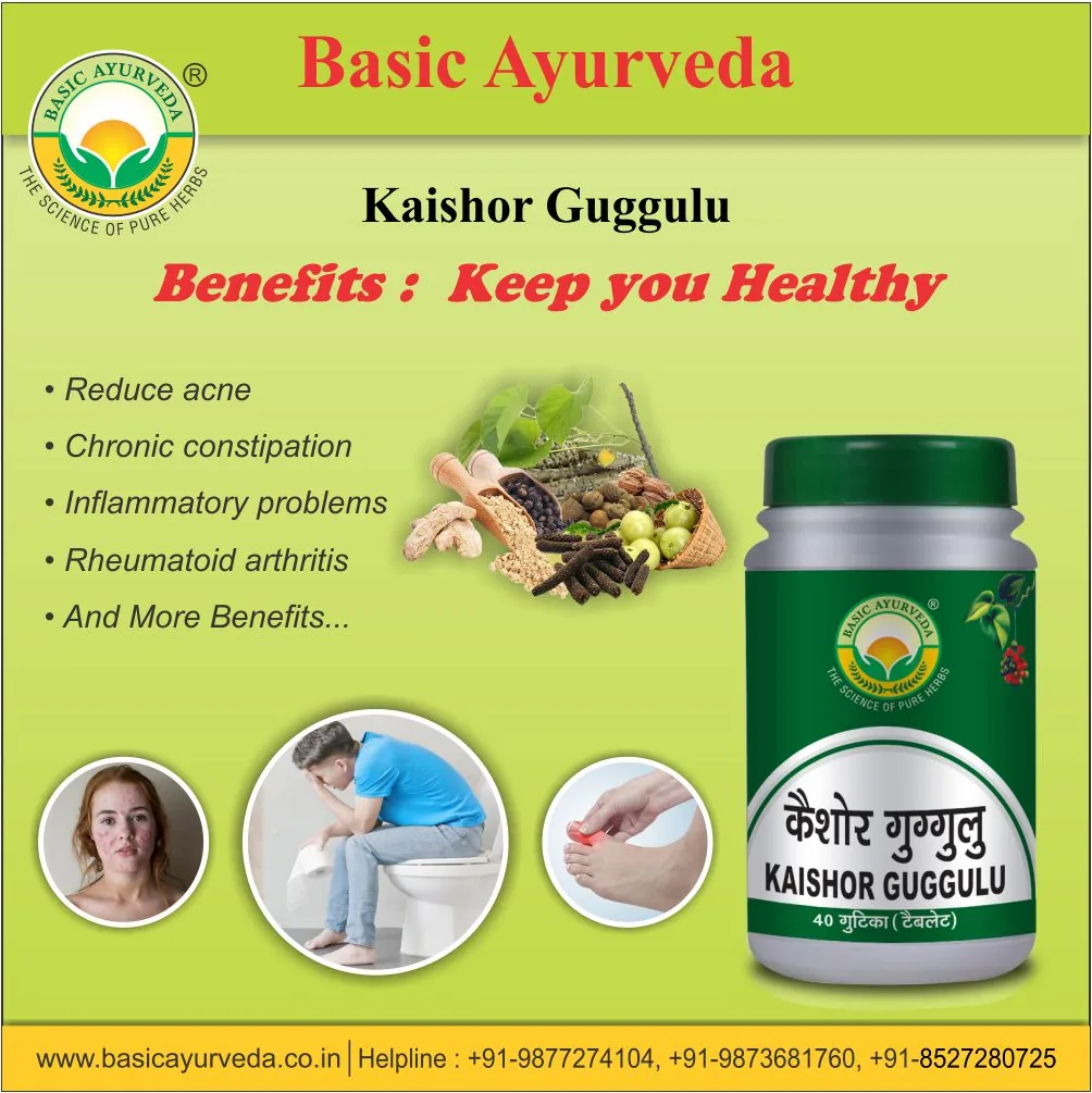 Basic Ayurveda Kaishor Guggulu | Traditional Joint Support | Natural Blood Purifier-5