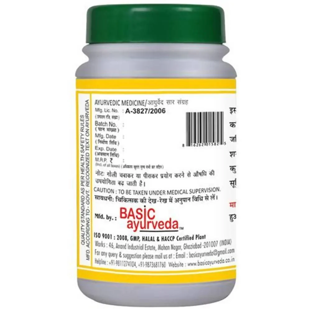 Basic Ayurveda Mahavat Vidhwanshan Ras Tablet | Classical Herbo-Mineral Formula | Joint & Vata Support-2