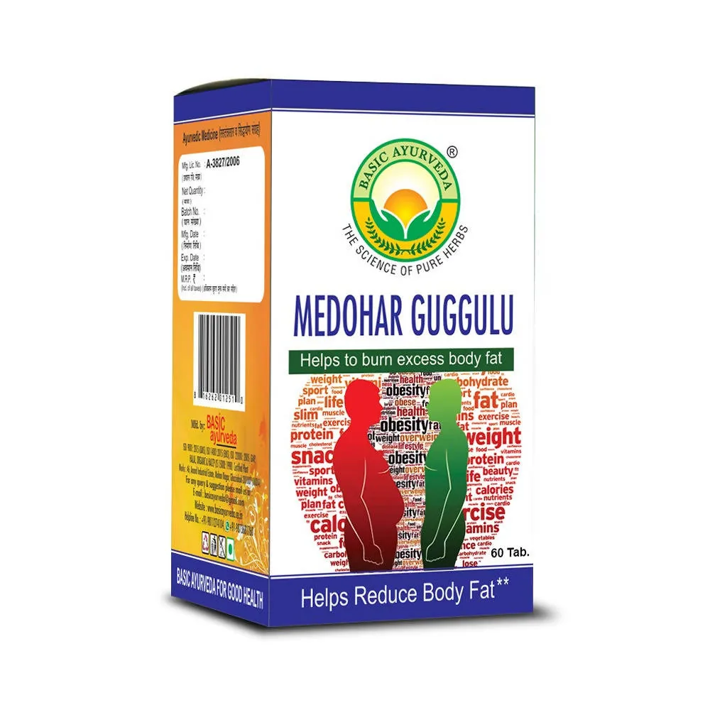 Basic Ayurveda Medohar Guggulu | Ayurvedic Metabolism Tablet | Natural Weight Management Support-3
