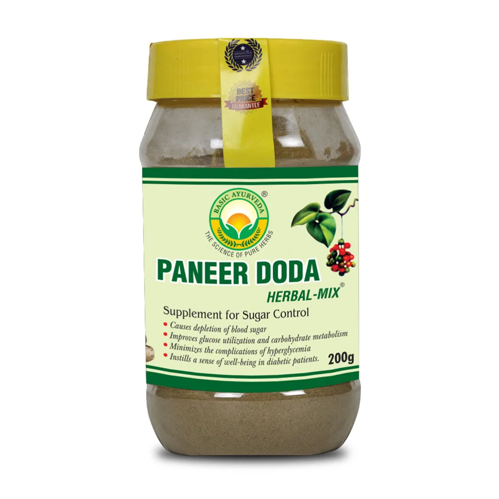 Basic Ayurveda Paneer Doda Herbal Mix | Natural Blood Sugar Support | Traditional Ayurvedic Formula-1