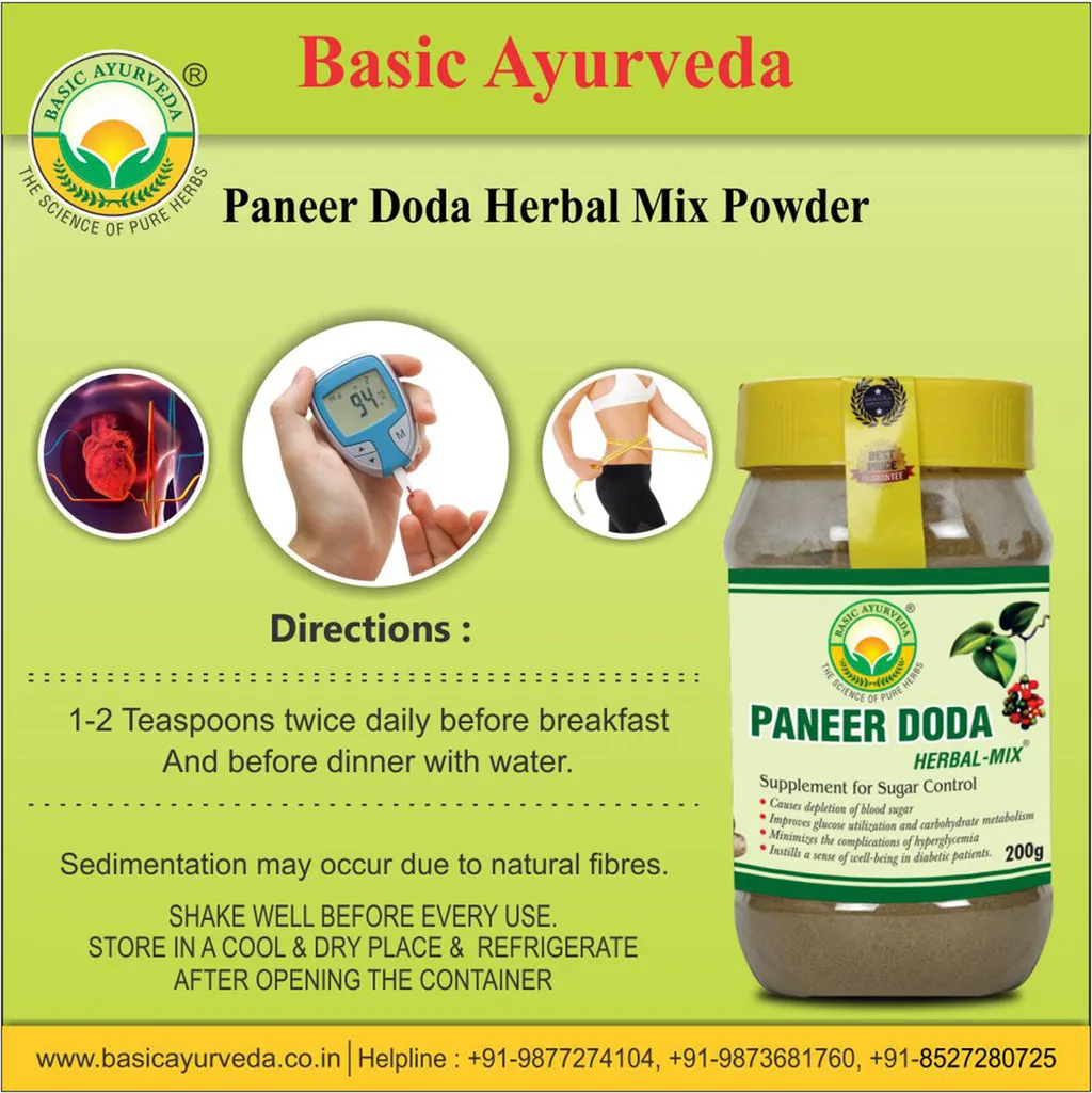 Basic Ayurveda Paneer Doda Herbal Mix | Natural Blood Sugar Support | Traditional Ayurvedic Formula-4