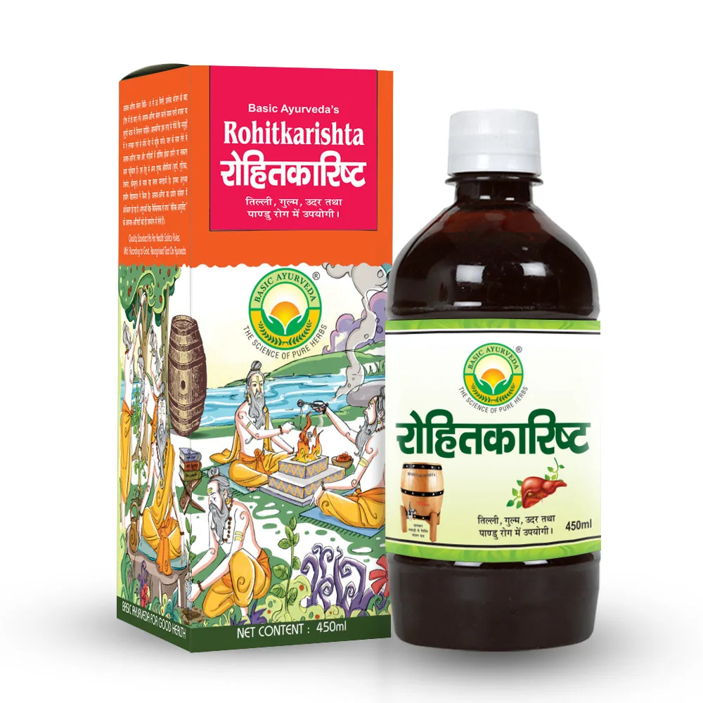 Basic Ayurveda Rohitakarishta | Ayurvedic Fermented Tonic | Liver and Spleen Support-1