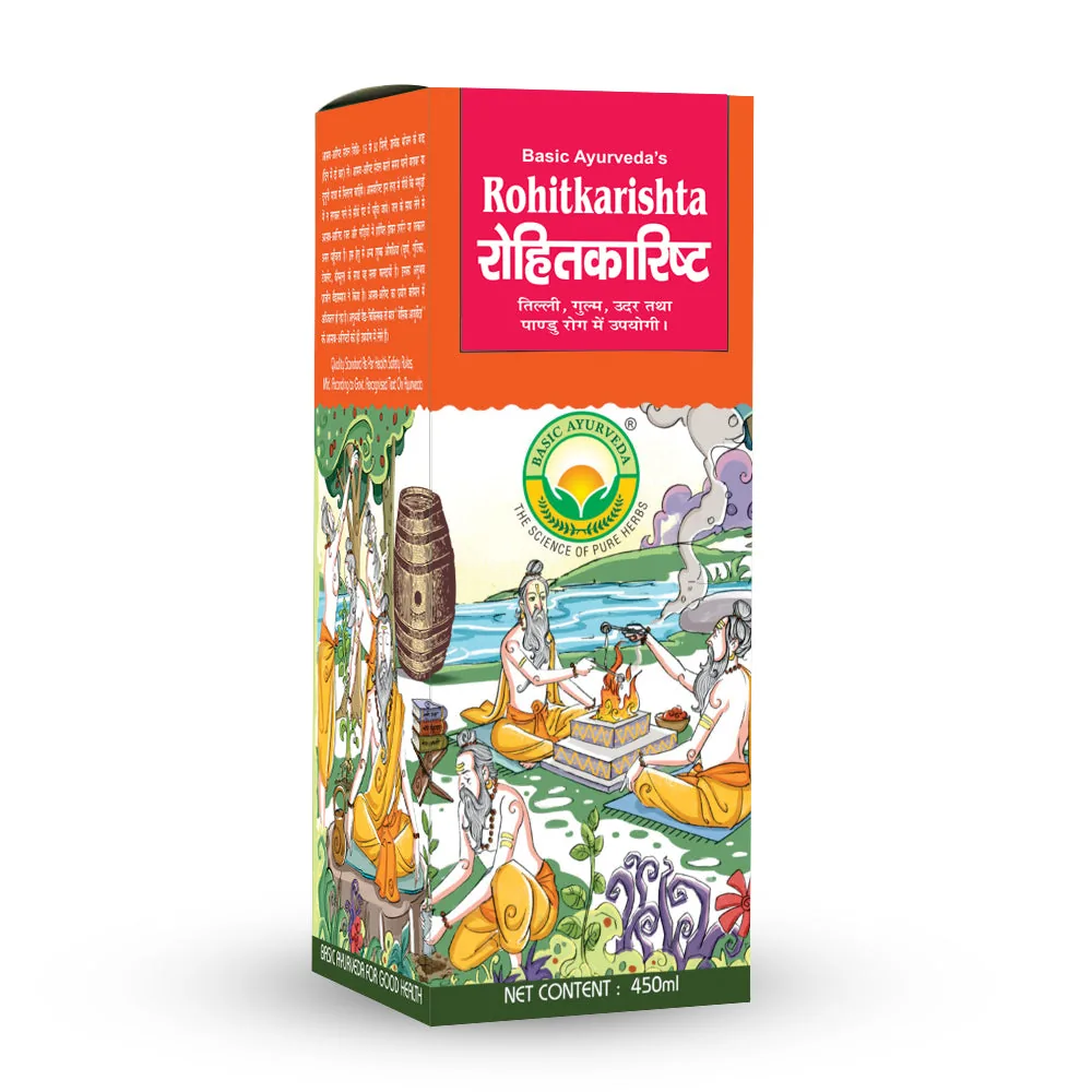 Basic Ayurveda Rohitakarishta | Ayurvedic Fermented Tonic | Liver and Spleen Support-3