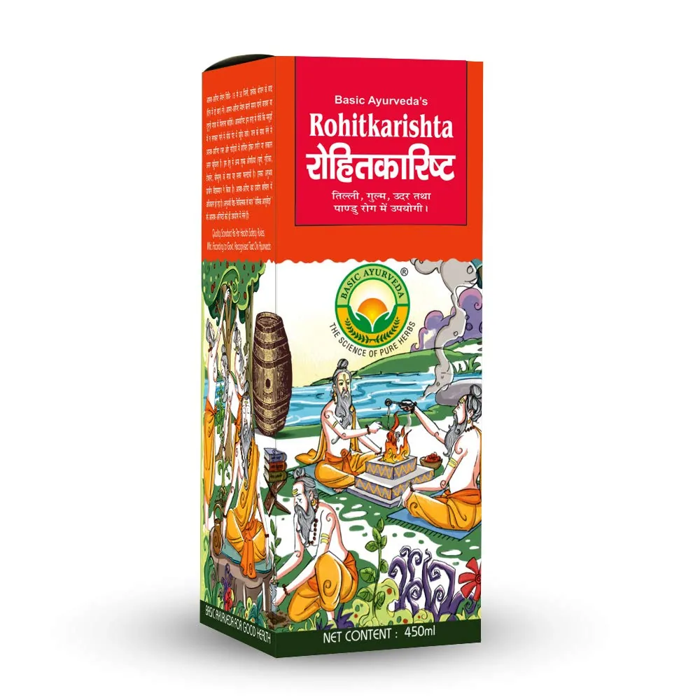Basic Ayurveda Rohitakarishta | Ayurvedic Fermented Tonic | Liver and Spleen Support-2