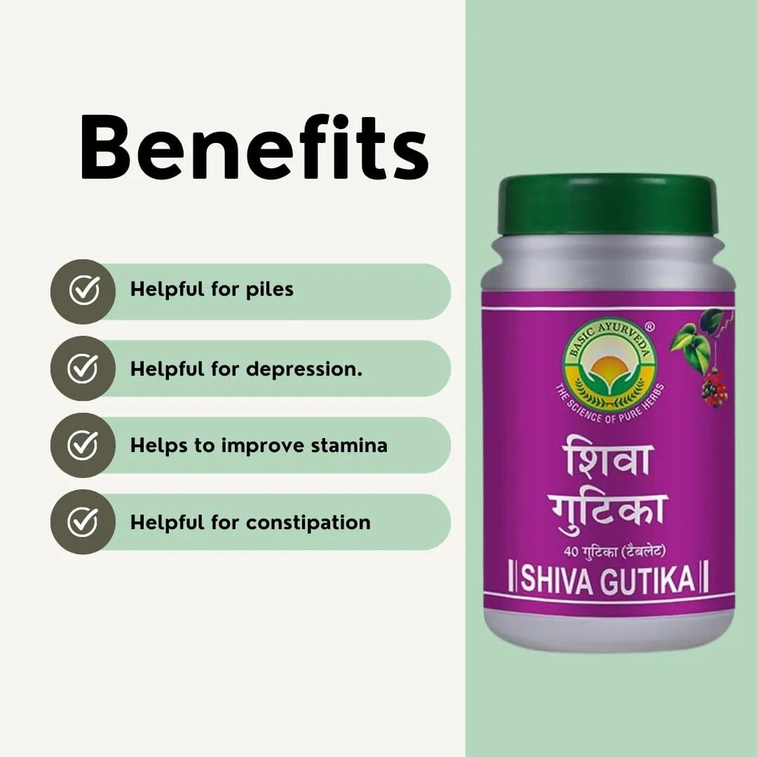 Basic Ayurveda Shiva Gutika | Traditional Shilajit Herbomix | Vitality & Metabolic Support-4