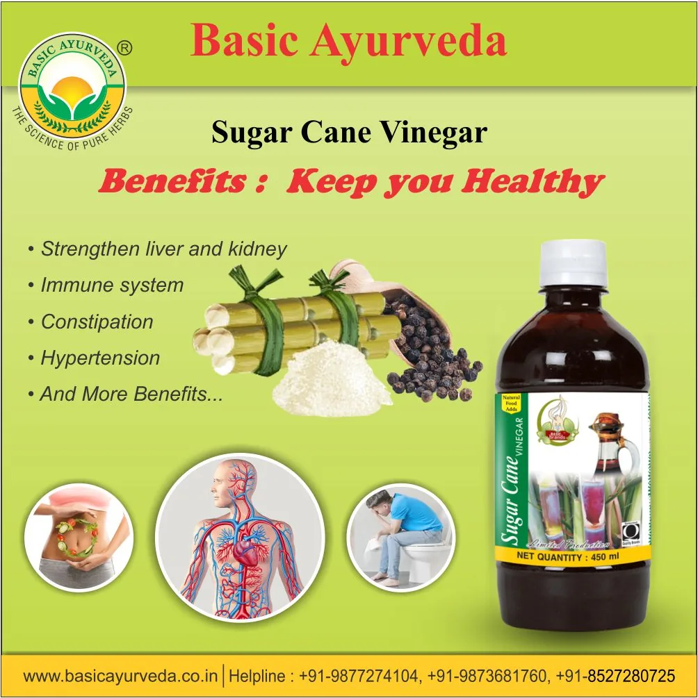 Basic Ayurveda Sugar Cane Vinegar | Traditional Sirka with Mother | Natural Digestive and Liver Support-6