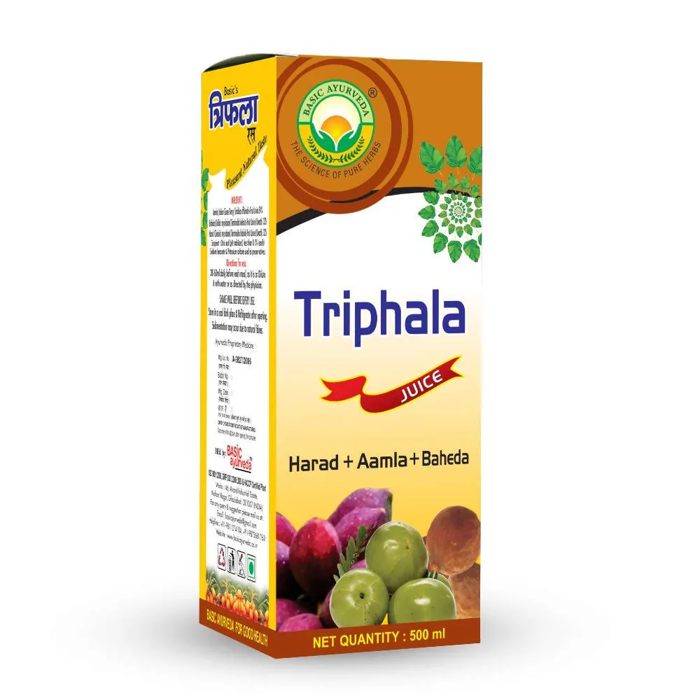 Basic Ayurveda Triphala Ras | Herbal Digestive Tonic | Natural Colon Cleanse & Immunity Support-2