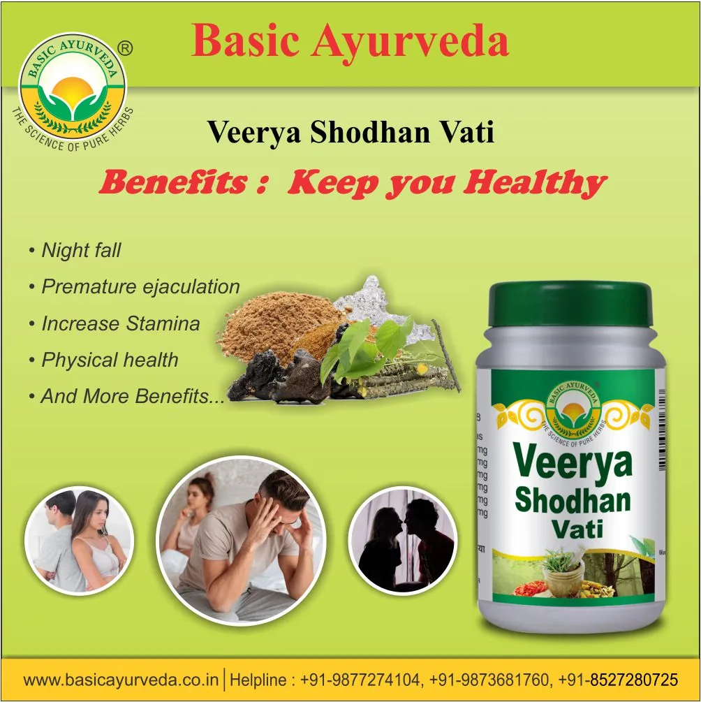 Basic Ayurveda Veerya Shodhan Vati | Traditional Ayurvedic Vitality Supplement | Male Strength & Stamina Support-5