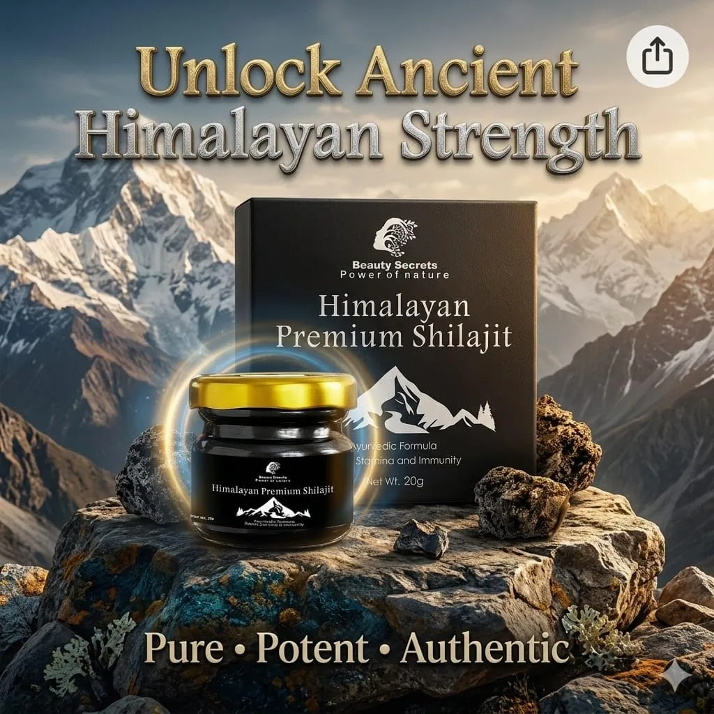 Beauty Secrets Pure Himalayan SJ Resin | Authentic Shilajit | Natural Energy & Vitality Booster-2