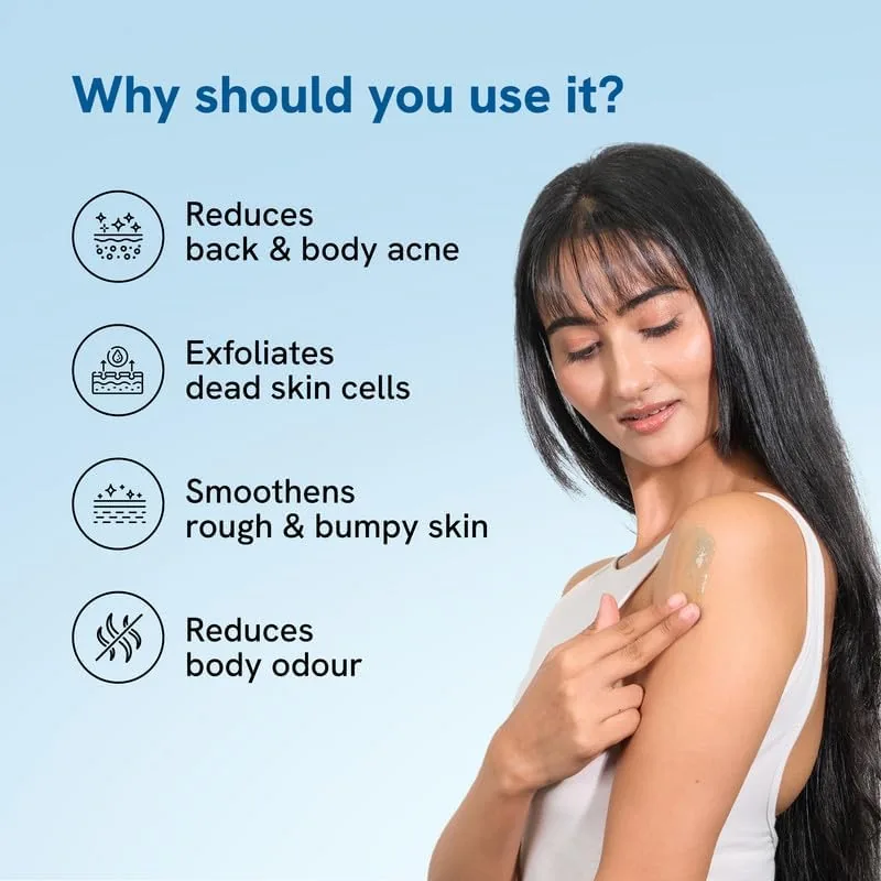 BeBodywise 1% Salicylic Acid Body Wash and 10% Niacinamide Body Lotion | Body Care Duo | Clear Skin and Deep Hydration Kit-4