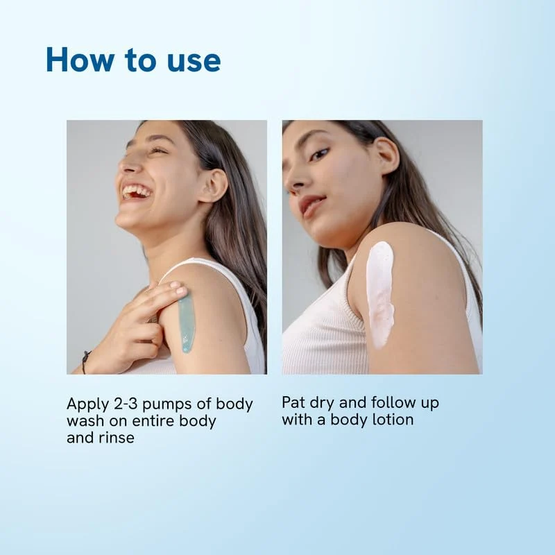 BeBodywise 1% Salicylic Acid Body Wash and 10% Niacinamide Body Lotion | Body Care Duo | Clear Skin and Deep Hydration Kit-5