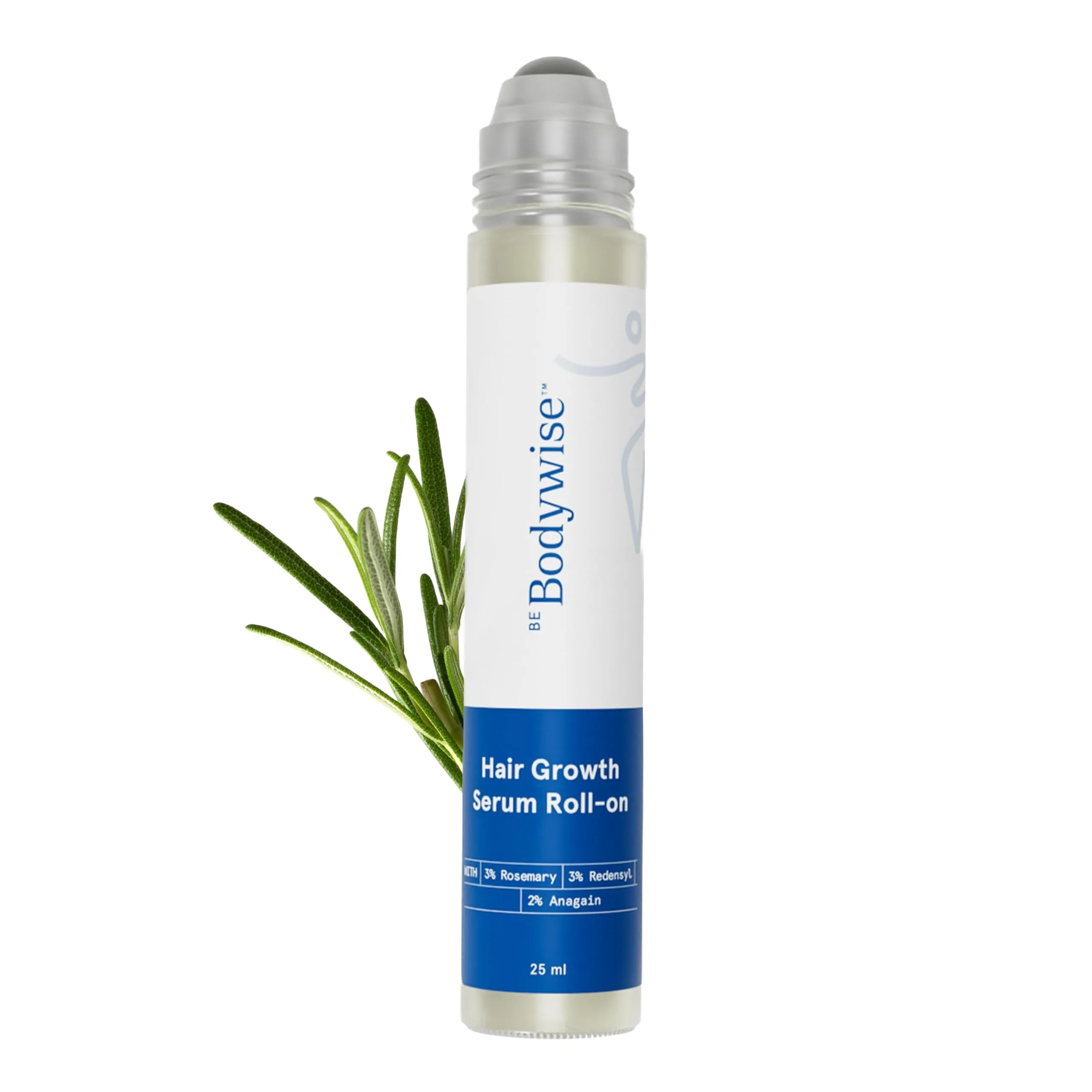 BeBodywise Rosemary Hair Growth Serum (Roll On) | Scalp Serum | With Redensyl & Anagain for Thicker Hair-2