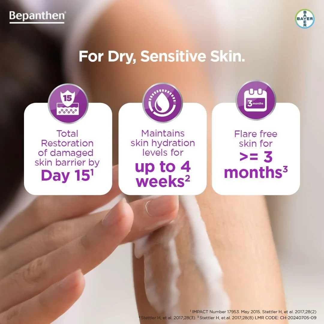 Bepanthen Sensi Control Daily Moisturizing Cream | Sensitive Skin Care | Barrier Restoration Cream-3