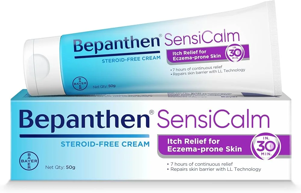 Bepanthen SensiCalm Cream For Face & Body | Soothing Skin Barrier Cream | Cortisone-Free Relief for Dryness and Itching-1